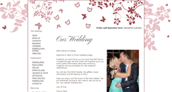 Desktop Screenshot of markandtrina.gettingmarried.co.uk