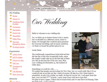 Tablet Screenshot of mark-and-tracy.gettingmarried.co.uk