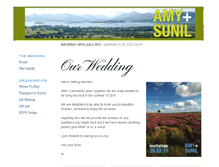 Tablet Screenshot of amyandsunil.gettingmarried.co.uk