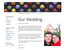 Tablet Screenshot of andy-and-sarah-are.gettingmarried.co.uk