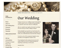 Tablet Screenshot of davidandamanda.gettingmarried.co.uk