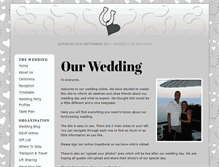 Tablet Screenshot of mikeandvic.gettingmarried.co.uk