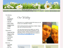 Tablet Screenshot of markandkate.gettingmarried.org.uk