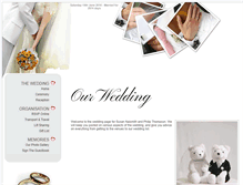 Tablet Screenshot of naismith-thompson.gettingmarried.co.uk