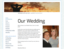 Tablet Screenshot of hanandben.gettingmarried.co.uk