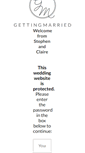 Mobile Screenshot of claireandsteve2012.gettingmarried.co.uk