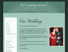 Tablet Screenshot of fiona-mike.gettingmarried.co.uk