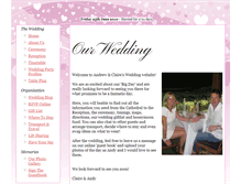 Tablet Screenshot of andy-and-clairsey.gettingmarried.co.uk