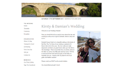 Desktop Screenshot of kirsty-damian.gettingmarried.co.uk