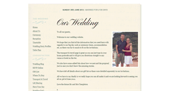 Desktop Screenshot of carolineandneil.gettingmarried.co.uk