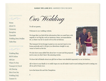 Tablet Screenshot of carolineandneil.gettingmarried.co.uk