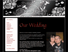 Tablet Screenshot of karlandstephy.gettingmarried.co.uk
