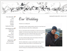 Tablet Screenshot of luisaanddan.gettingmarried.co.uk