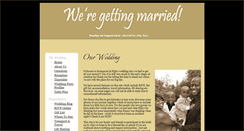 Desktop Screenshot of emmyandhilja.gettingmarried.co.uk