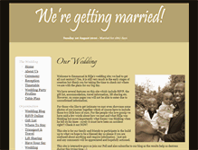 Tablet Screenshot of emmyandhilja.gettingmarried.co.uk