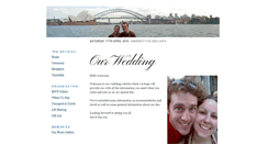 Desktop Screenshot of jenandgaz.gettingmarried.co.uk