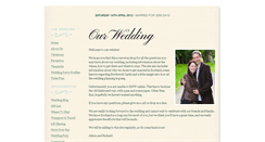 Desktop Screenshot of ali-and-rich.gettingmarried.co.uk