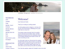 Tablet Screenshot of catherineandthomas.gettingmarried.co.uk