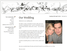 Tablet Screenshot of kateandsam.gettingmarried.co.uk