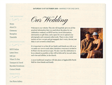 Tablet Screenshot of joandscott.gettingmarried.co.uk