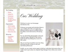 Tablet Screenshot of paulandlisa.gettingmarried.co.uk