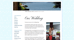 Desktop Screenshot of angelinaandlee.gettingmarried.co.uk