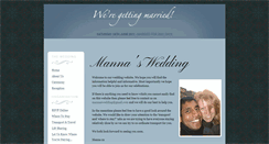Desktop Screenshot of manilandanna.gettingmarried.co.uk