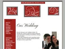 Tablet Screenshot of fiona-and-alex.gettingmarried.co.uk