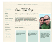 Tablet Screenshot of matthewandstephanie.gettingmarried.co.uk