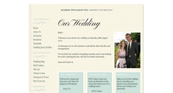Desktop Screenshot of lene-and-james.gettingmarried.co.uk