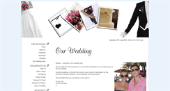 Desktop Screenshot of markandcarrie.gettingmarried.co.uk