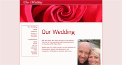 Desktop Screenshot of matt-and-nat.gettingmarried.co.uk