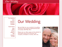 Tablet Screenshot of matt-and-nat.gettingmarried.co.uk