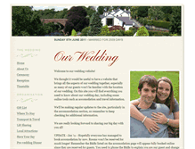 Tablet Screenshot of emma-and-marc.gettingmarried.co.uk