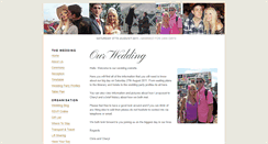 Desktop Screenshot of cheryl-and-chris.gettingmarried.co.uk
