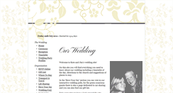 Desktop Screenshot of jamesandkate.gettingmarried.co.uk