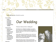 Tablet Screenshot of jamesandkate.gettingmarried.co.uk