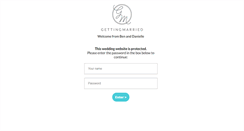 Desktop Screenshot of benanddanielle.gettingmarried.co.uk