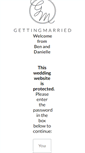 Mobile Screenshot of benanddanielle.gettingmarried.co.uk