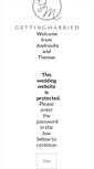 Mobile Screenshot of androullathomas.gettingmarried.co.uk