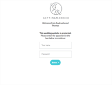 Tablet Screenshot of androullathomas.gettingmarried.co.uk