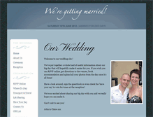 Tablet Screenshot of johnandcarts.gettingmarried.co.uk