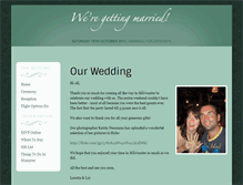 Tablet Screenshot of loretta-and-lui.gettingmarried.co.uk