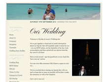 Tablet Screenshot of hayden-and-laura.gettingmarried.co.uk