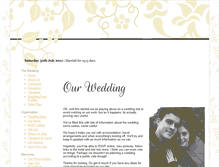 Tablet Screenshot of graemeandgemma.gettingmarried.co.uk