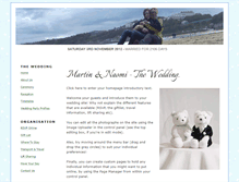 Tablet Screenshot of naomi-and-martin.gettingmarried.co.uk