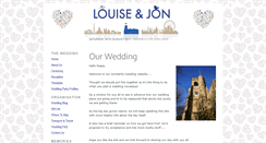 Desktop Screenshot of louandjon2011.gettingmarried.co.uk