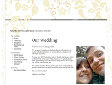 Tablet Screenshot of matt-and-charlotte.gettingmarried.co.uk