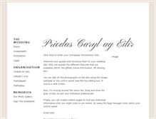 Tablet Screenshot of priodascaryl-eilir.gettingmarried.org.uk