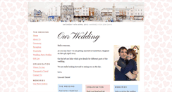Desktop Screenshot of lisaanddaniel.are.gettingmarried.co.uk